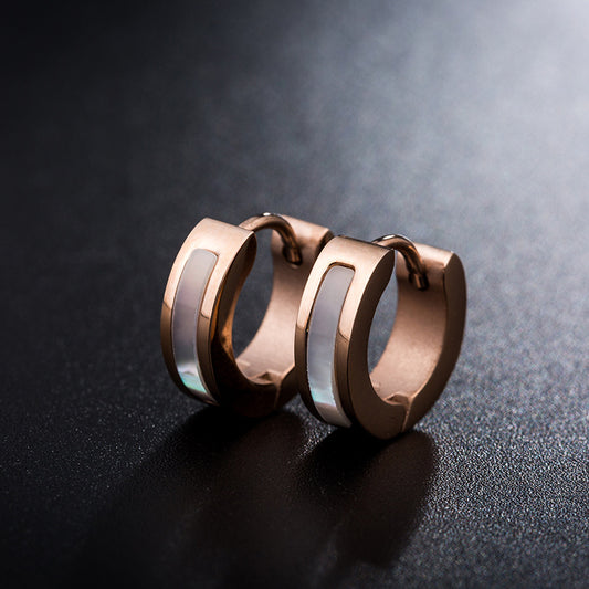 Geometric Shell Earrings