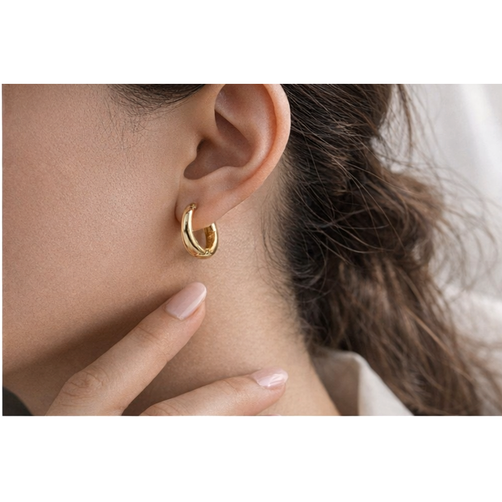Gold Hoop Earrings